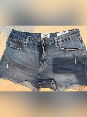 Levi's Denim Slim Straight Blue Jean Shorts
